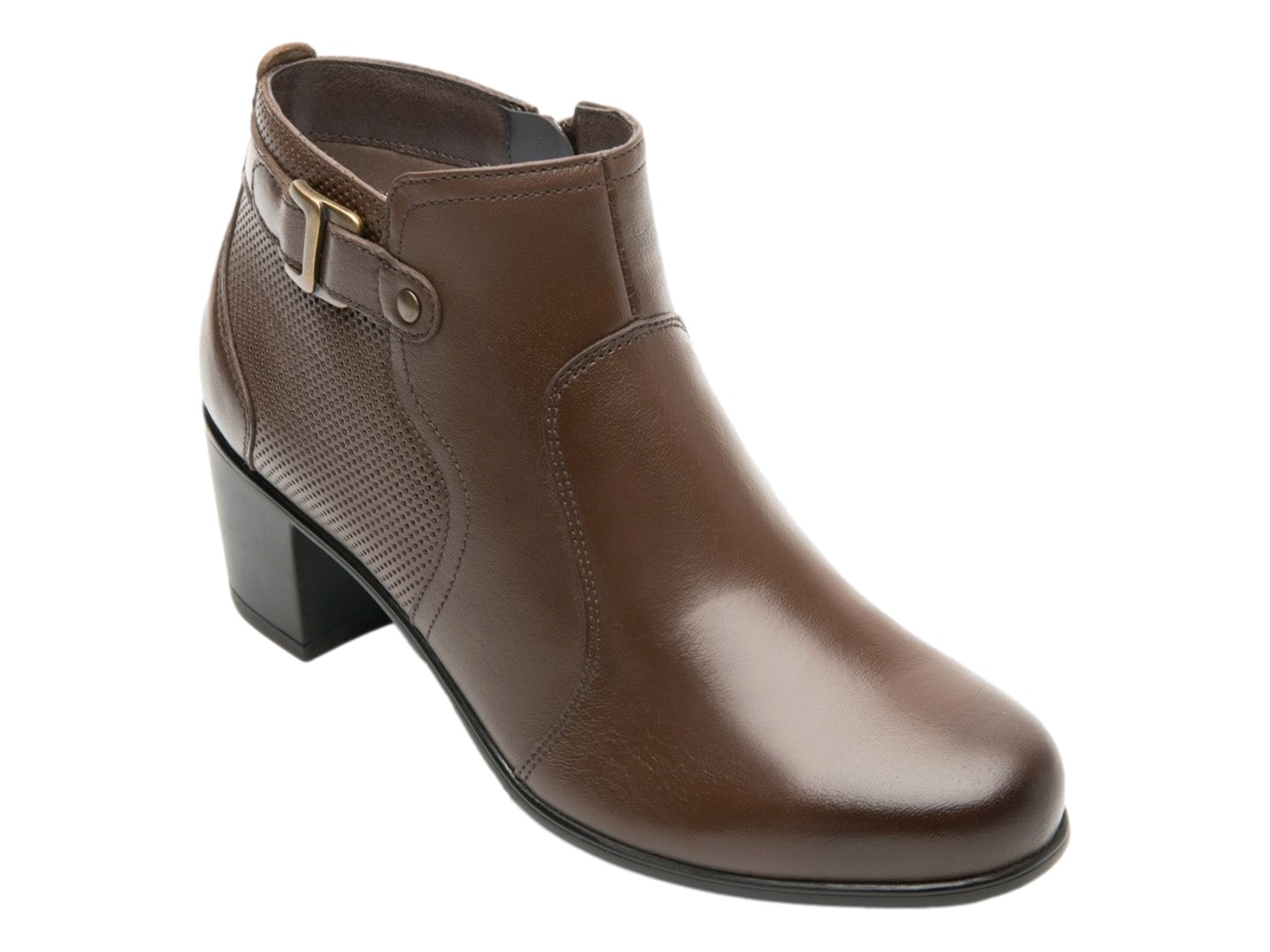 Botines Cafes Botas De Piel Para Dama Flexi Flexi Tienda De