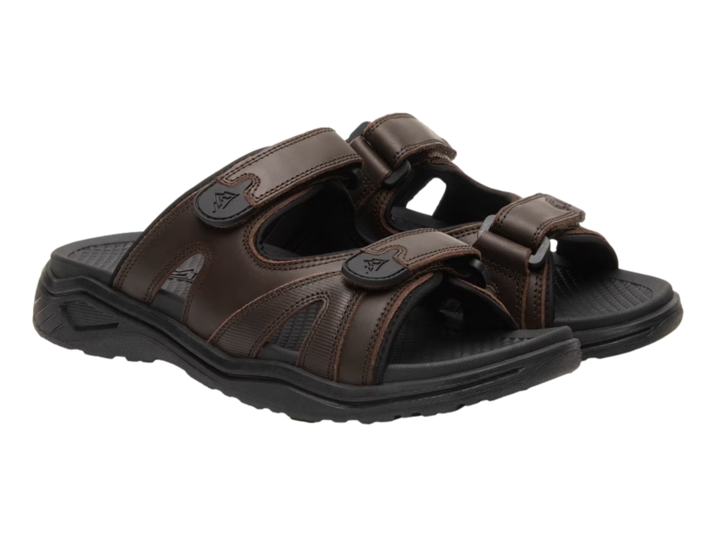 Sandalias Hombre Vestir Flexi: Sandalias Clover En Piel Negras