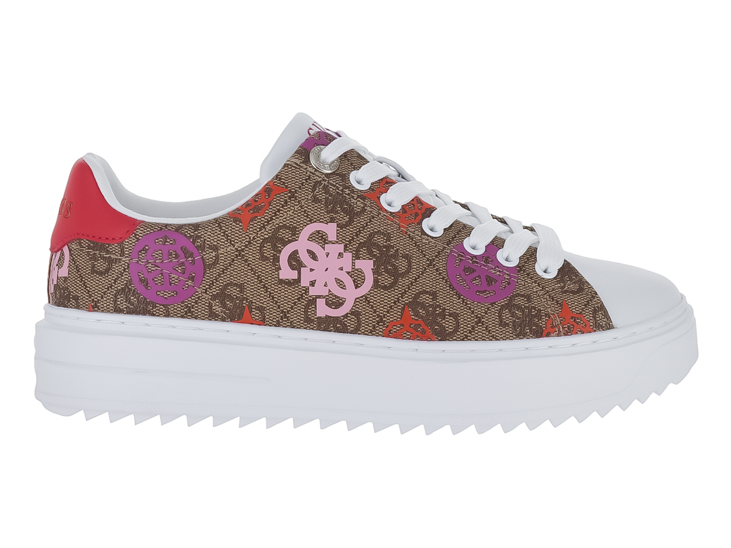 Tenis Guess Mujer Rosas Con Blanco Marca Guess Para Tenis Guess