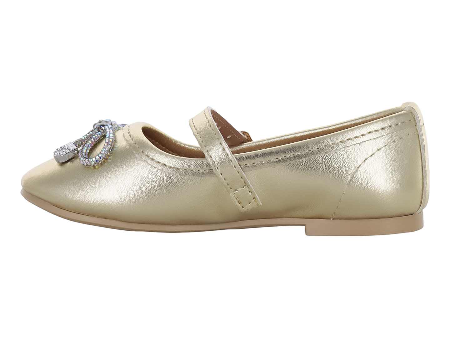 Zapatos Bebe Zapatillas De NiÃ±a Doradas Flats 4ever 2187 Dorado