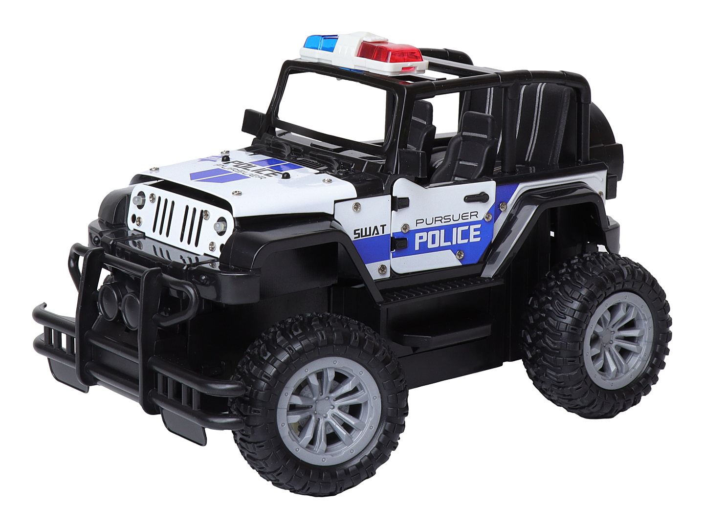 Patrulla Auto Policia Control Remoto Camioneta De Juguete A