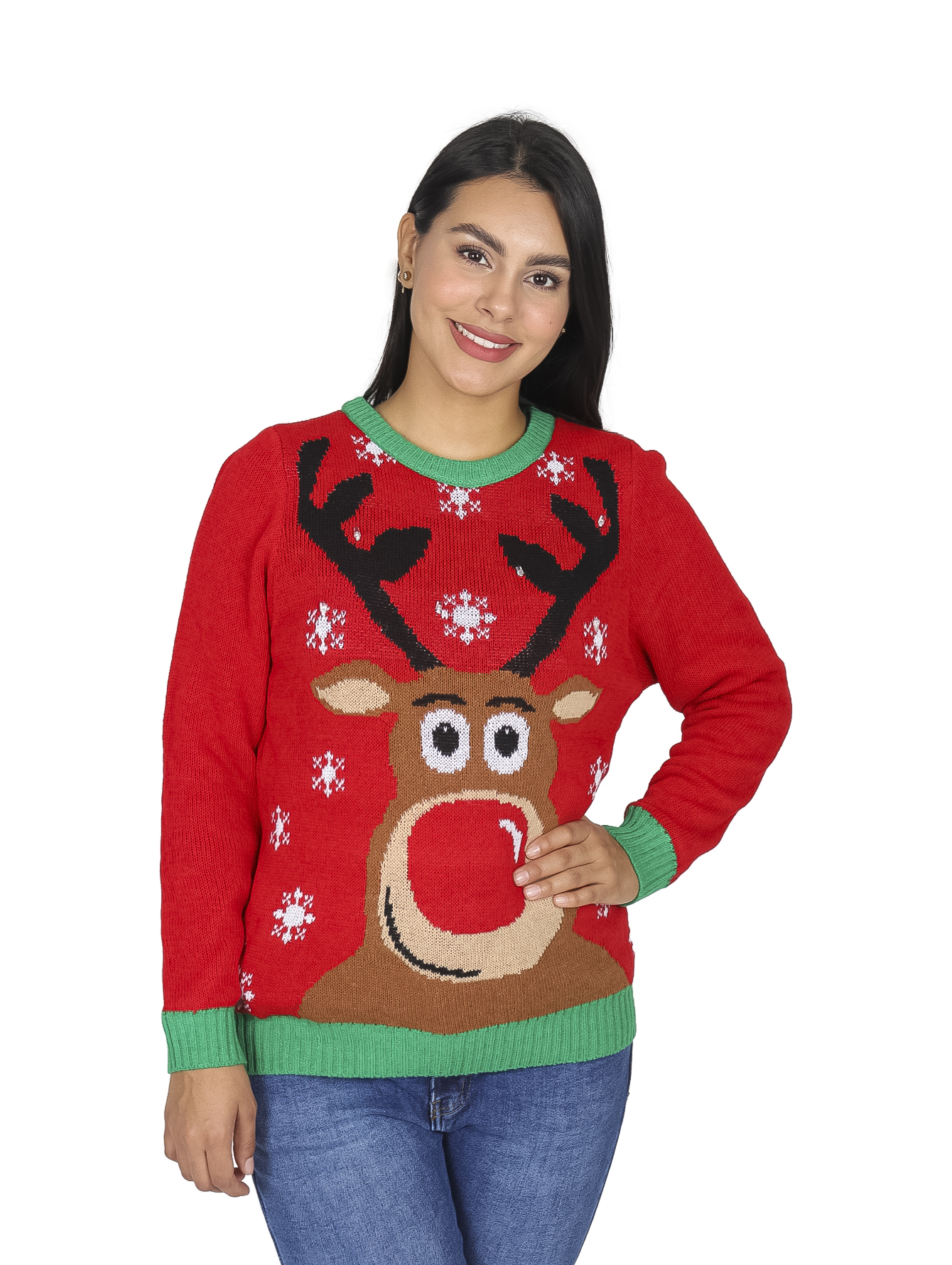 Outfit Navideños Outfit Con SuÃ©ter NavideÃ±o Navideño Sueter