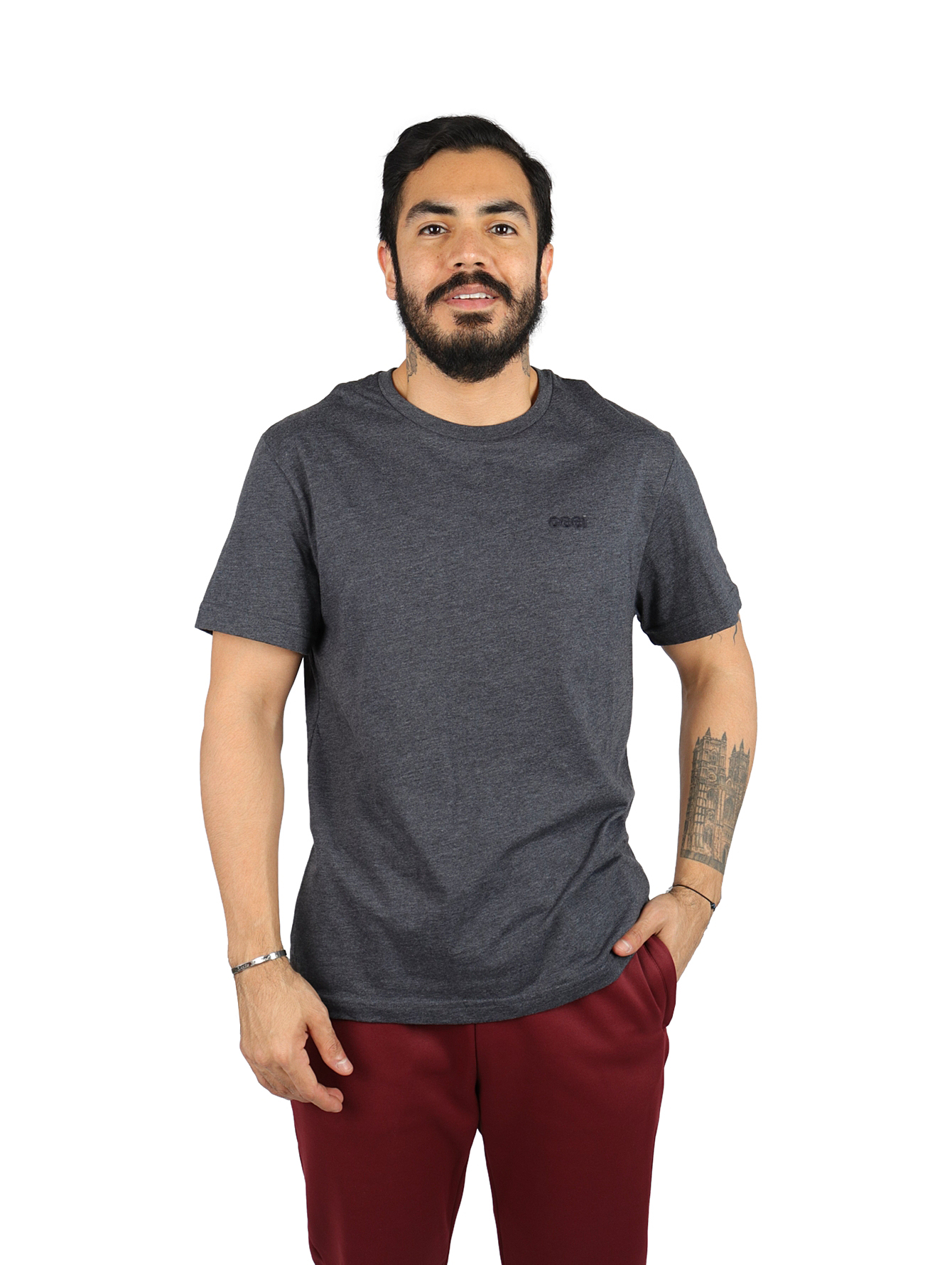Oxford Playera Gris Oscuro Playera Gris Oscuro Hombre PLAYERA