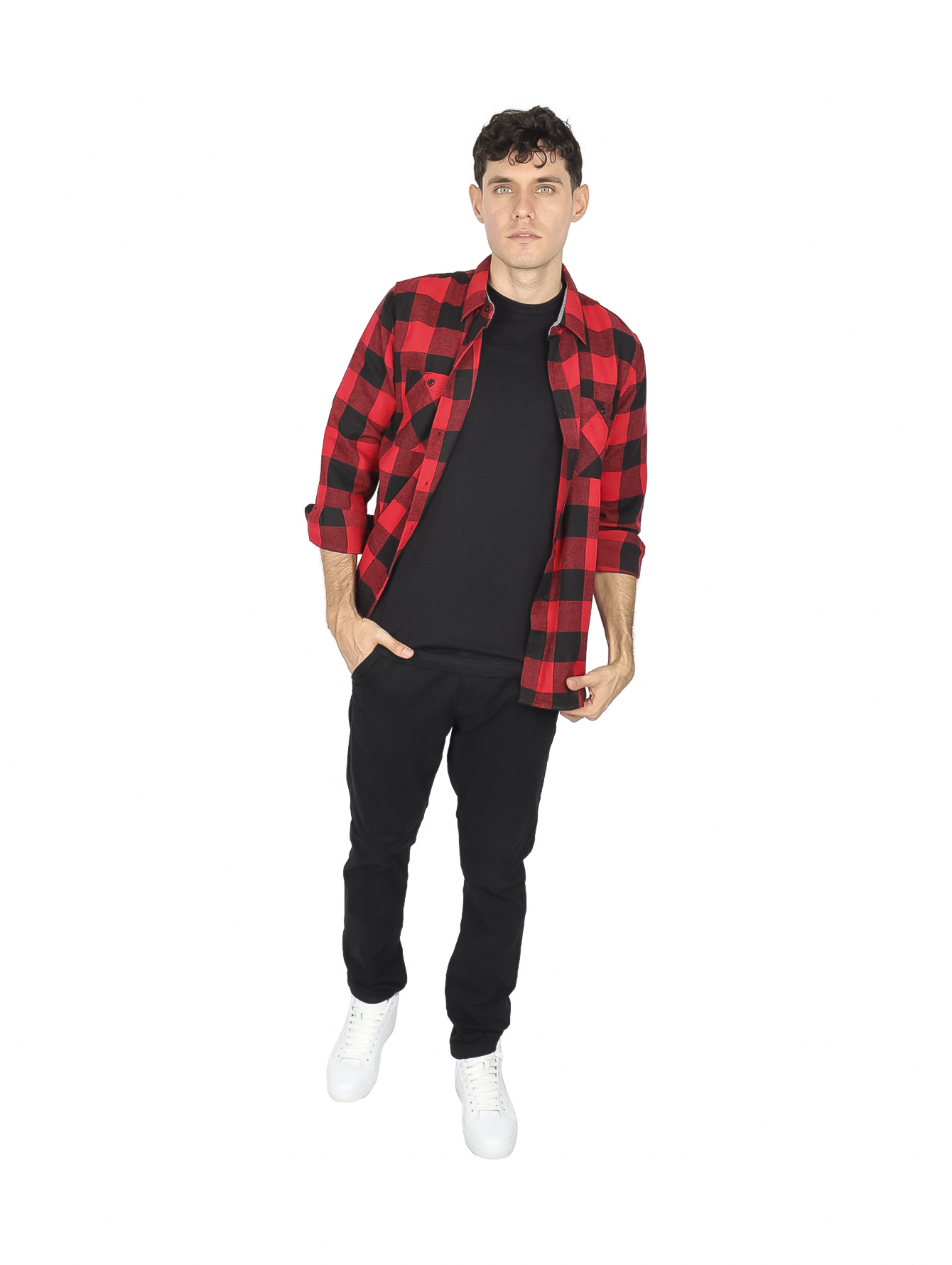 Camisa Franela Camisa Cuadros Rojo Y Negro Camisa Franela Camisa Roja Negra  Cuadros Camisa Franela Roja, image size:1340x1780