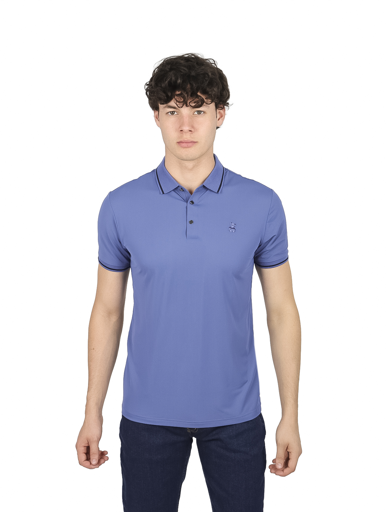 Ropa Pavini Pavini Playeras Pavini P 3175 Blue Playera Tipo Polo S