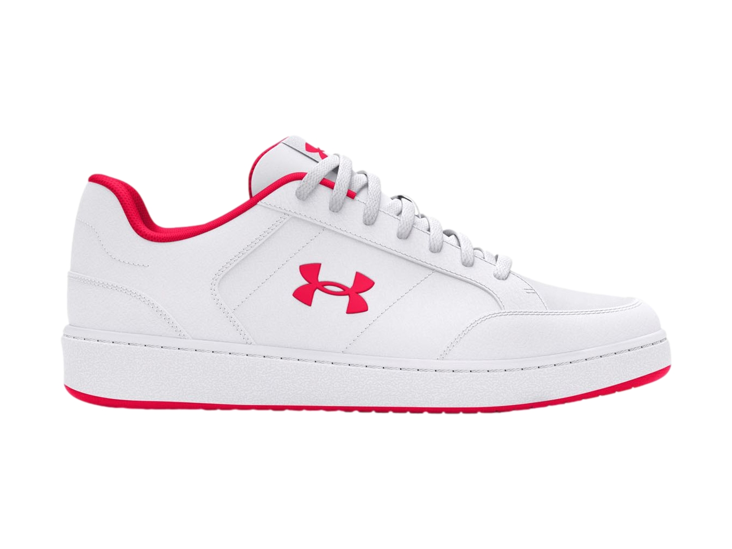 Under Armour tennis shoes in action on outdoor courts