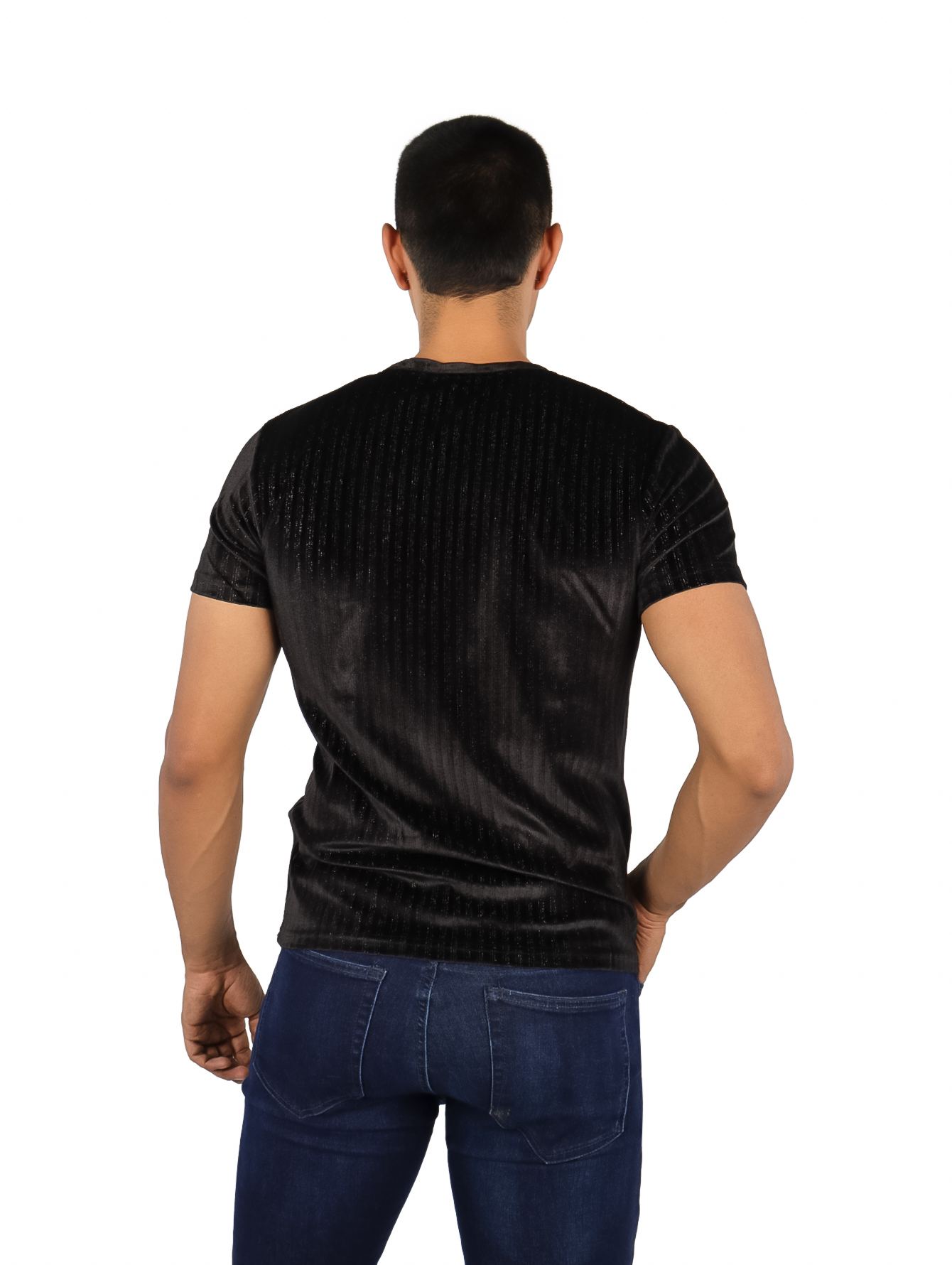 Pritex Moda Playera Hombres Moda Pritex Hp 297 Negro/plata Playera