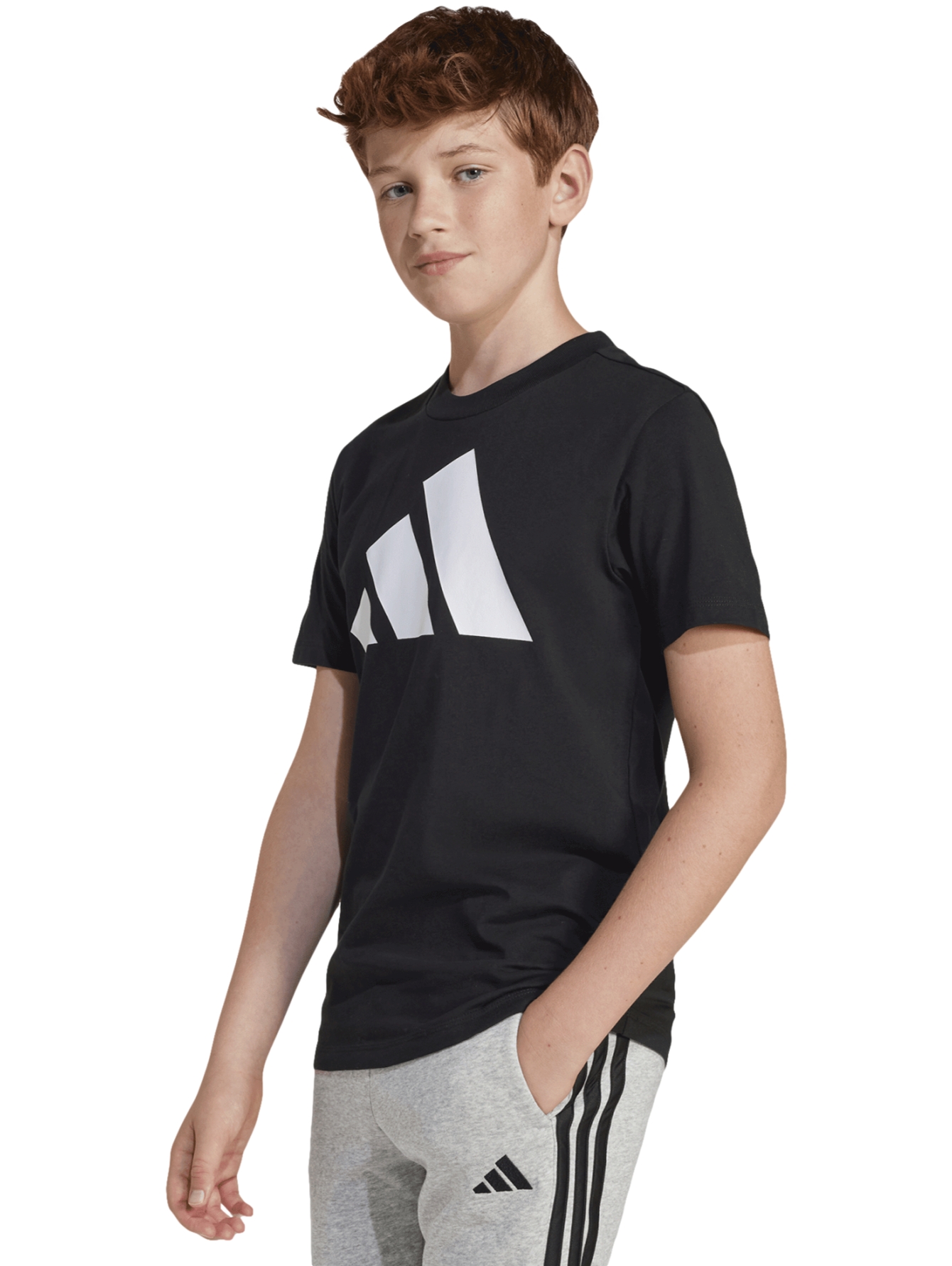 Adidas Jc9660 White Black Essentials Kids S-xl