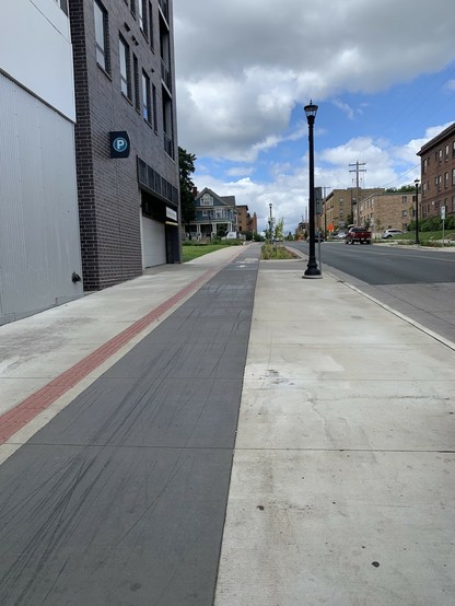 sidewalk level bike lane