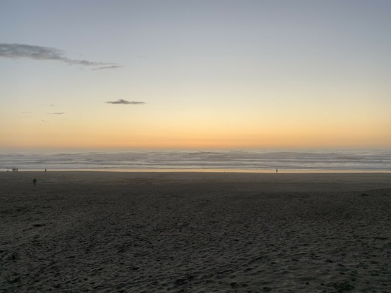 Sunset over Pacific Ocean
