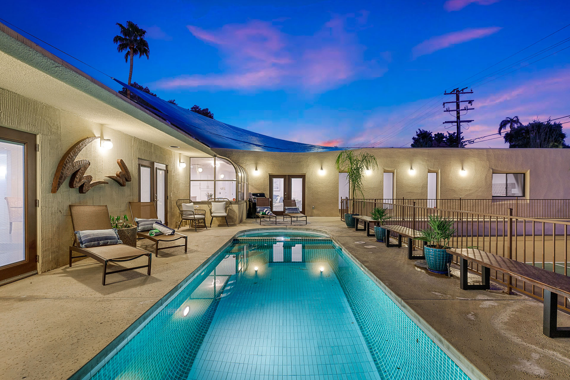 El Paseo Tennis Retreat 6 BR w/ Private Court | Photo 9