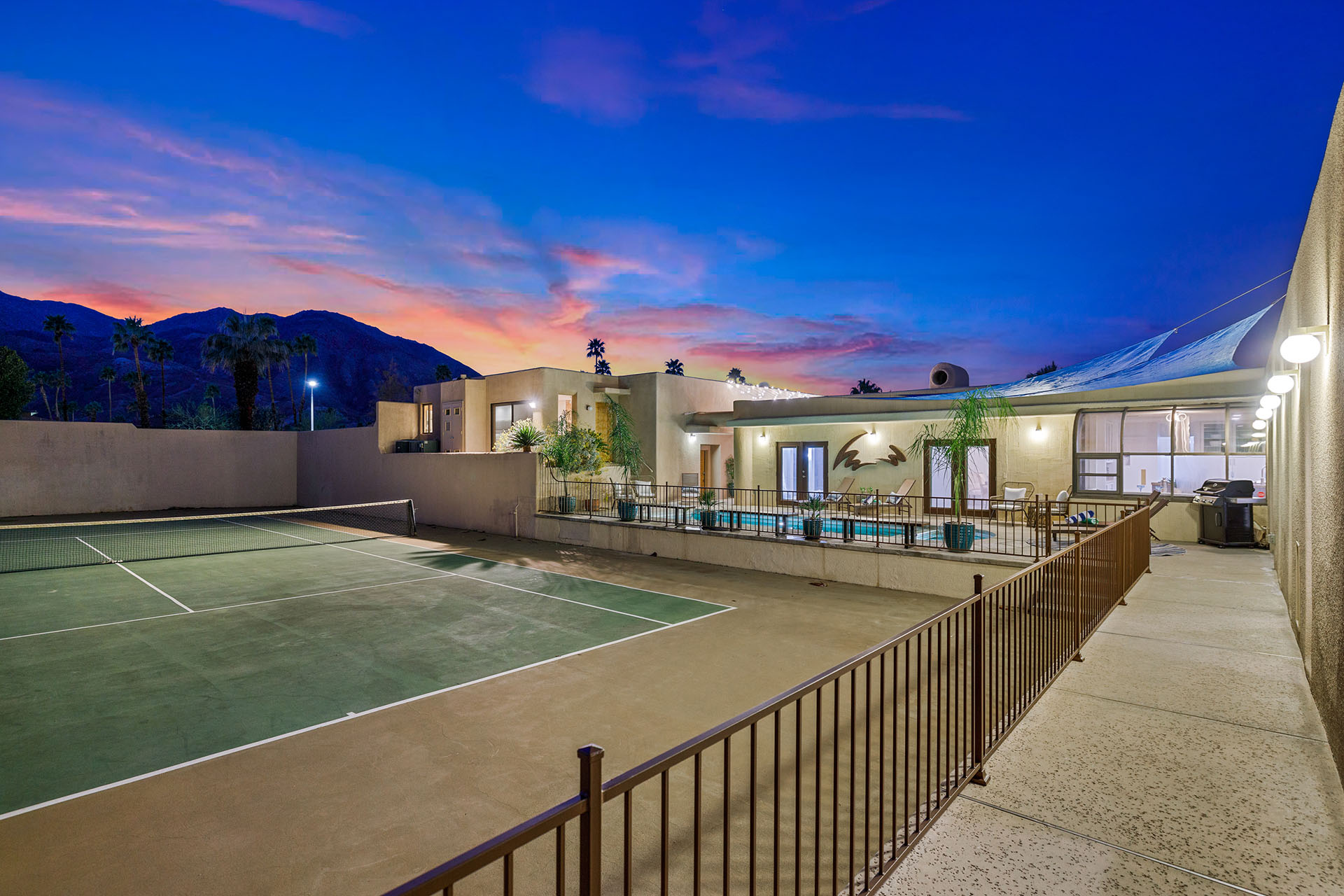 El Paseo Tennis Retreat 6 BR w/ Private Court | Photo 3