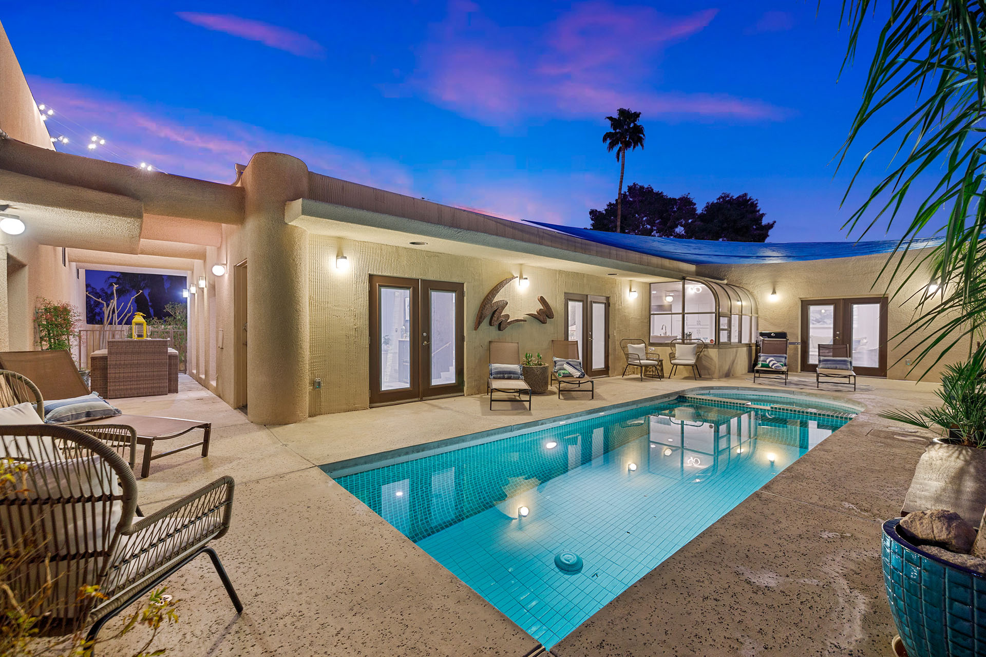 El Paseo Tennis Retreat 6 BR w/ Private Court | Photo 7