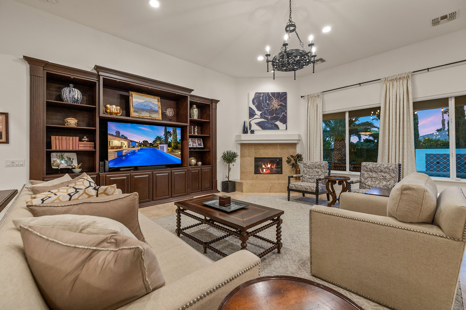 Palmetto 1/2 Acre Oasis with Pool & Mountain Views | Photo 4