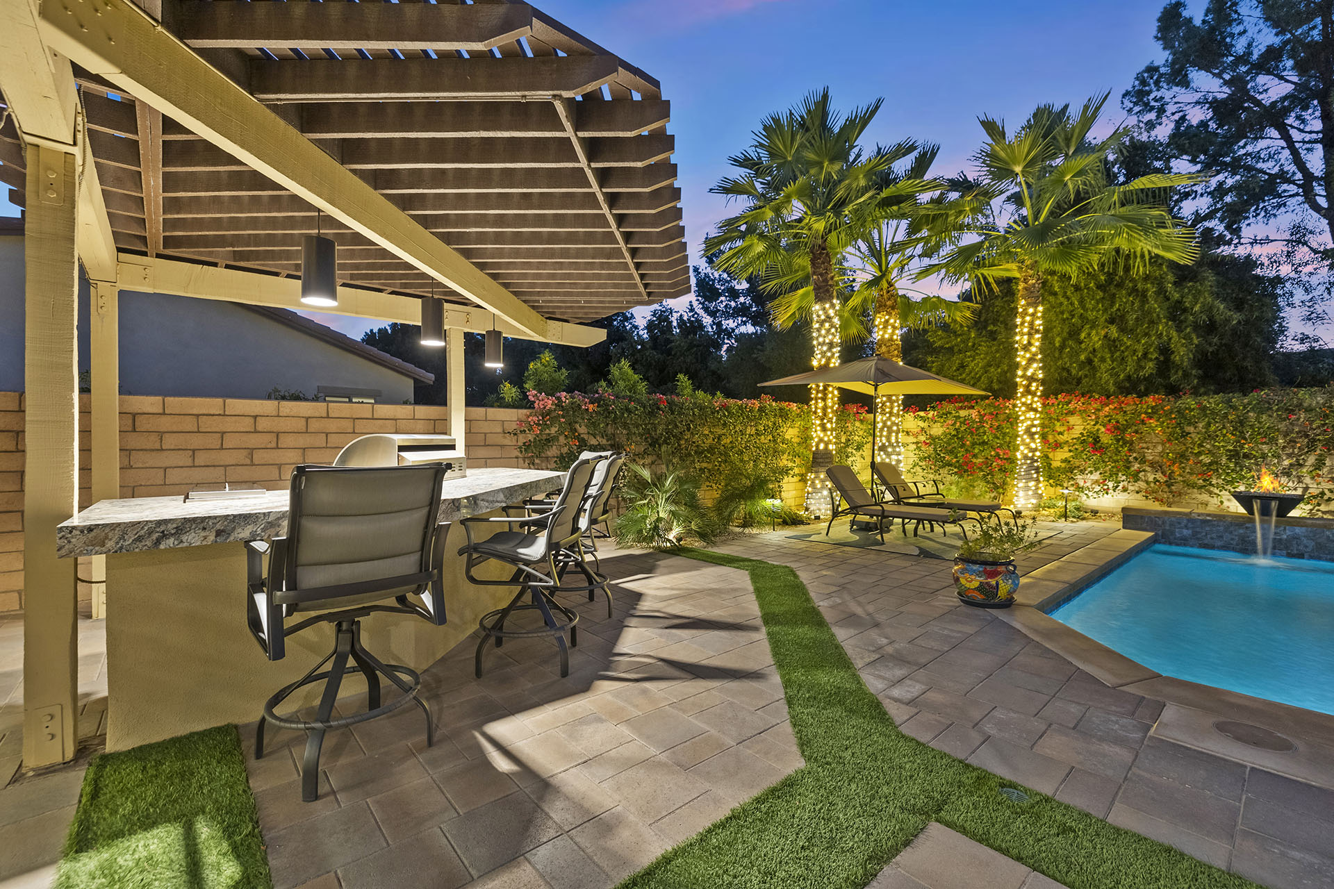 Mosaic 4 BR w/ pool, spa, fire pits! | Photo 74
