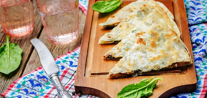 Farmer’s Market Vegetarian Quesadillas