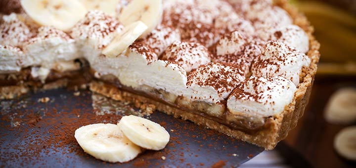 Chocolate Banana Pie with Coconut Whipped Cream