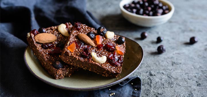 Vegan Cranberry Bliss Bars
