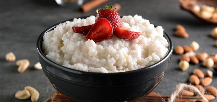 Almond Milk Rice Pudding