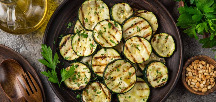 Grilled Zucchini Nachos