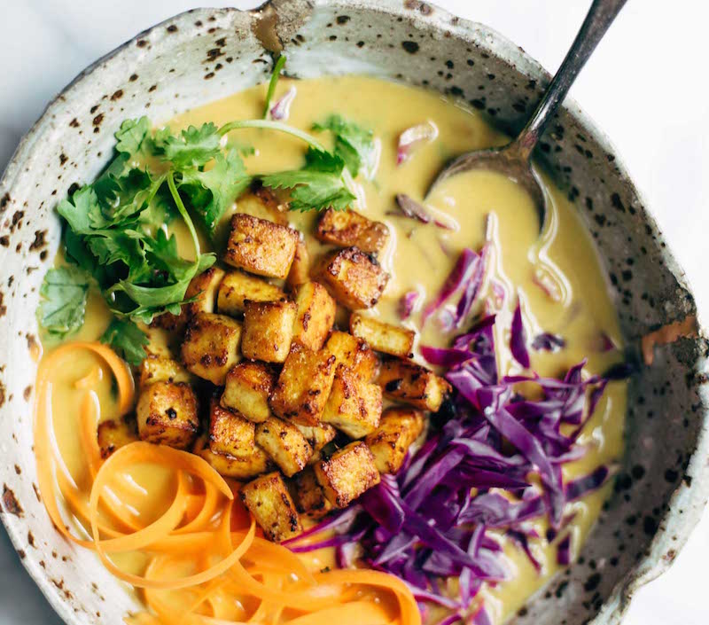 Pinch of Yum's Vegan Coconut Curry Soup