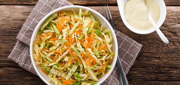 Tangy Raw Vegan Coleslaw