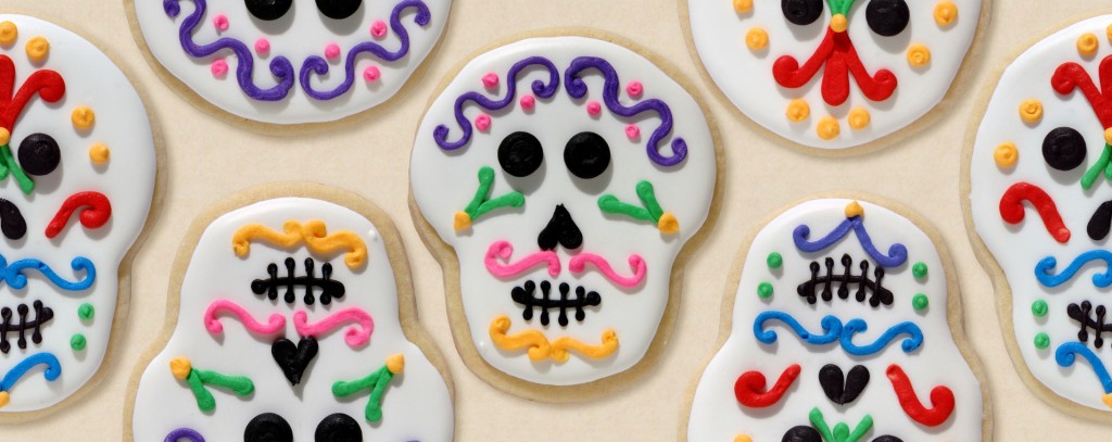These Day of the Dead cookies contain an important reminder: sugar can kill you.