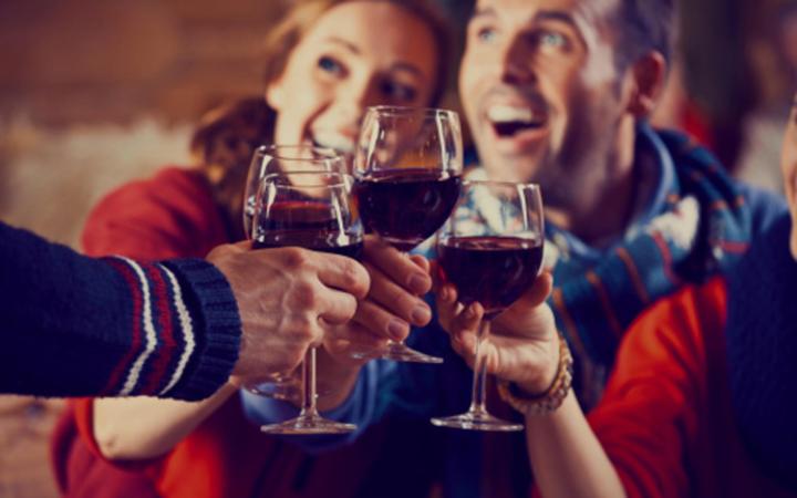 Friends Drinking Alcohol