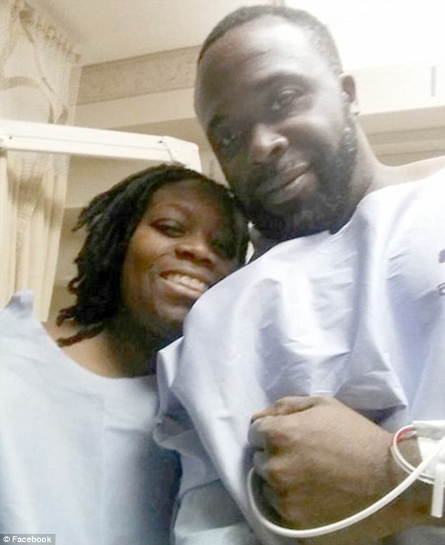 Husband goes under the knife for wife.