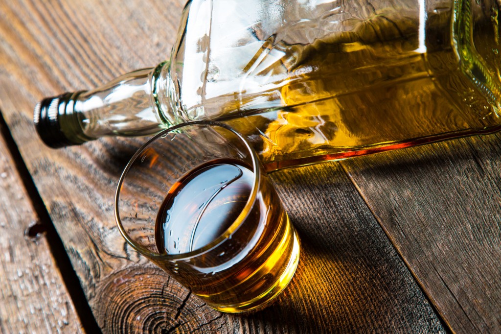 Alcohol. whiskey