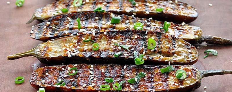 Grilled Miso Sesame Eggplant