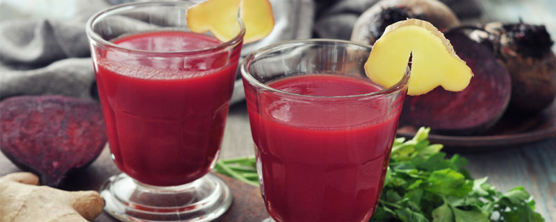 Purple Power Juice with Beets, Pears, & Ginger