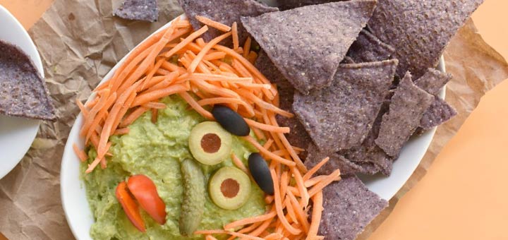 Witchy Guacamole Dip For Your Halloween Party