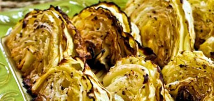 Roasted Cabbage With Lemon
