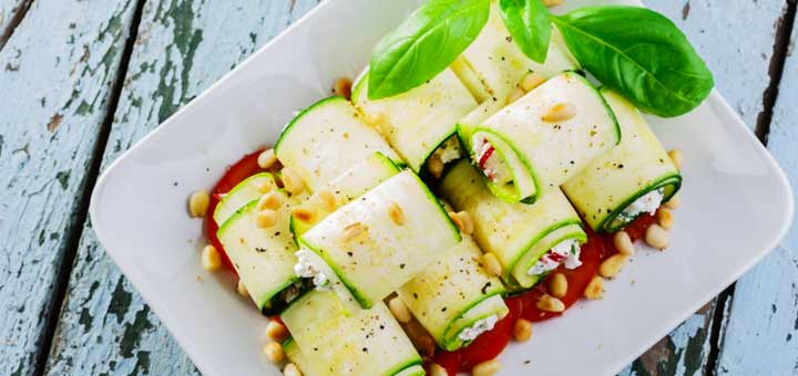Raw Summer Squash Ravioli