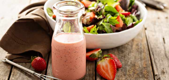 Strawberry Lime Poppyseed Vinaigrette