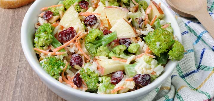 Winter Broccoli & Apple Salad