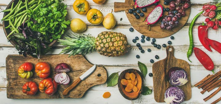 flat-vegetable-background