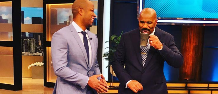 A.D. Dolphin Shares Cleansing Tips With Steve Harvey