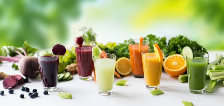 different-vegetable-juices