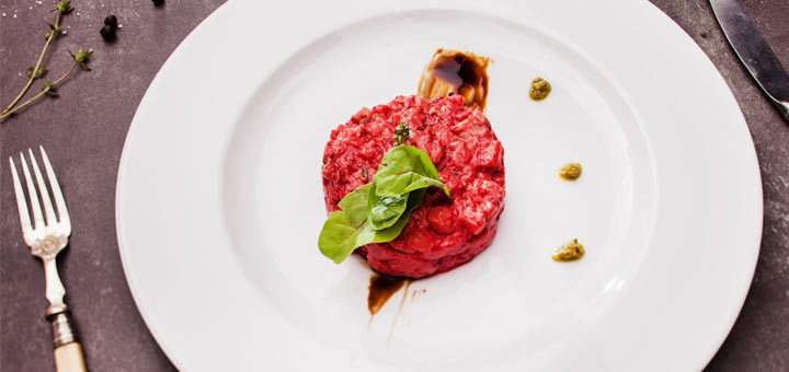 Beet And Portobello Tartare