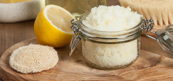 DIY Lemon Sugar Scrub