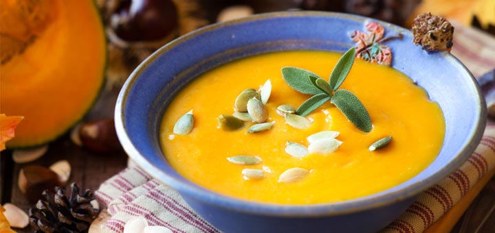 Apple Ginger Kabocha Squash Soup