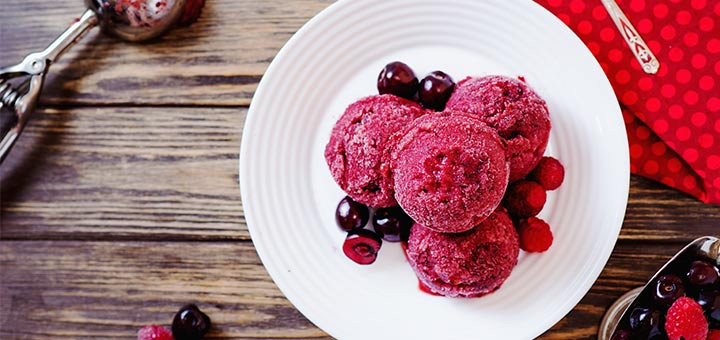 Cherry Banana Ice Cream That Is Raw Vegan