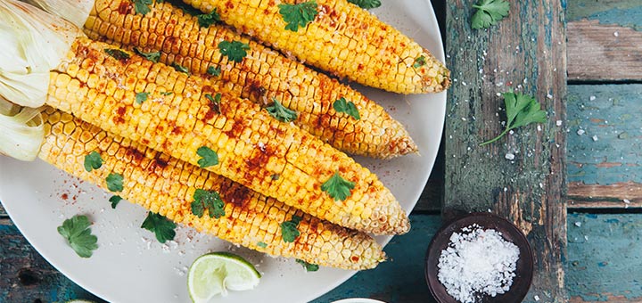 Chili Lime Grilled Corn On The Cob