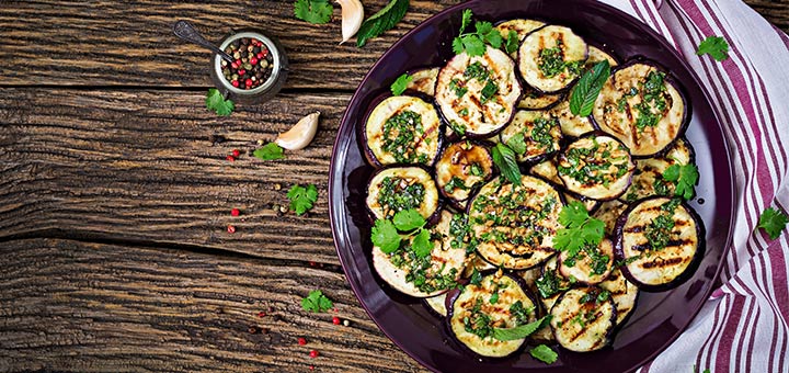 Grilled Marinated Eggplant