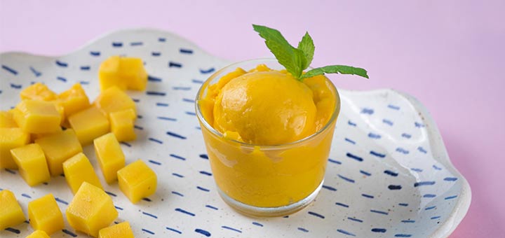 Mango Lime Sorbet