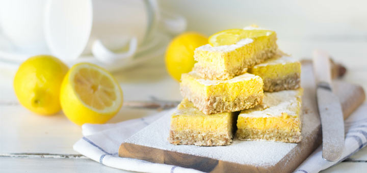Raw Vegan Lemon Bars