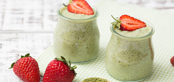 Matcha Green Tea Chia Pudding