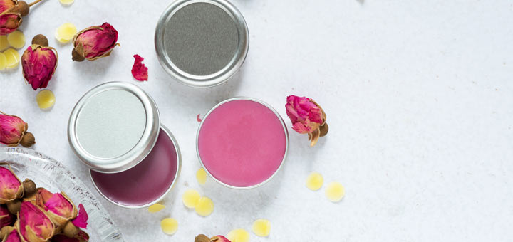DIY Rose Vanilla Lip Balm